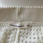 Moon & Maddison White Crochet Shorts Photo 4