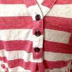 Lucky Brand  red and white striped long sleeved top Photo 11