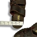 Skechers Y2K 90’s Vintage  Jammers Chunky Brown Leather Sandals Women's Sz 8 Photo 5