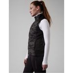 Athleta Inlet Reflective Vest S Camo Lux Black New Without Tag Photo 2