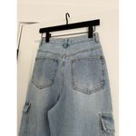 $185 New Frankie Shop Kai Cargo Denim Jeans Photo 6