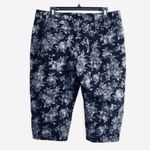 Charter Club Jean Capri Jean 14 Modern Fit Skinny Stretch Floral Black Gray Photo 5