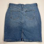 Banana Republic  Factory Y2K Button Fly Straight Denim Jeans Skirt NEW Size 10 Photo 4
