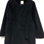 Rebecca Taylor  Wool Blend Pleated Coat Size 6 Photo 0