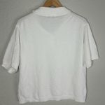 Club Monaco Boucle Polo Shirt White Preppy Minimalist Quiet Luxury Sporty Prep Photo 4