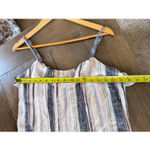 Xirena Atlas Rumer Cotton Striped Maxi Dress Size Medium Blue Photo 6