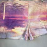 Naf Naf Sunset Side Zip Shorts Purple Size 8 Photo 3