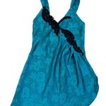 Victoria's Secret Vintage Gold Label Satin Nightgown Lingerie Lace Gothic Green Photo 0