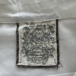 Seafolly  White shirt dress size Medium Cotton Cover Up Tie Waist Minimalist Chic Photo 2