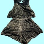 Brandy Melville BM Green Velvet Romper Photo 0