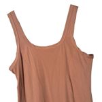 YITTY  Plus Size‎ Short Tank Dress Body Butter Womens 3X Brown Sugar Stretchy NEW Photo 2