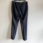Hugo Boss BOSS Wool Dress Pants Black Womens Size 6 Slim-Fit Work Flat Front Photo 4