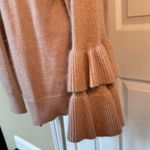 POL  brand from boutique Ruffled Sleeve Blush Pink Open Cardigan - small Photo 2