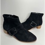 Jack Rogers  Boots Women's Izzie Size 8.5 Black Block Heel Ankle Booties Photo 6