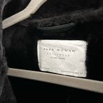 ZARA  Moto Faux Leather Jacket Black Photo 2