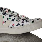 VEJA  Womens Esplar Leather 3 Lock Sneakers Terrazzo Paint Splatter Size US 8 Photo 3