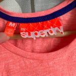 Superdry  MEDIUM Orange Tee Shirt T-Shirt Fitted Short Sleeve Japanese Glitter Photo 6