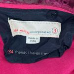 Odd Molly Polka Dot Tie Front Kimono with Lace Trim Magenta Burgundy Size L Photo 7