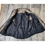 Croft & Barrow  Women's L Full Zip Leopard Cheetah Animal Print Quilted Vest #132 Photo 4