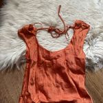 ASTR  Makenna Satin Open Back Midi Dress In Apricot Photo 6