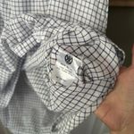 Koch  Popover Oversized 100% Cotton Blouse XS Womens Checkered Photo 3