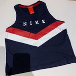 Nike Tank Top Crop Striped Navy XS Photo 0