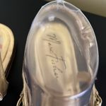 Marc Fisher Gold Sandals with Jewel Thong Photo 10