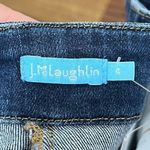 J. McLaughlin ‎ Dominca Shorts 4 NEW FLAWED Denim Chambray Cotton Button Blue Photo 5