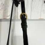 J.P. Ourse Madison Avenue Leather Bucket Bag Black Tan Shoulder Purse EUC Photo 3