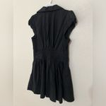 Free People  FP Chester Denim Mini Dress in Black NEW XS Photo 6