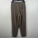 SKIMS NEW Teddy High Pile Fleece Sherpa Joggers in Desert Brown Womens Medium Photo 2