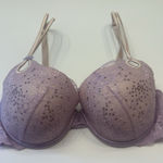 Victoria's Secret  Sexy Little Things Bra Purple Lace Rhinestone Bling Size 36DD‎ Photo 0