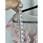 La Femme NWT  Light Blush Lace Embellished  Gown Formal Dress Mother of Bride Photo 7