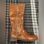 Wild Diva Mid Calf Cognac Boots Photo 14