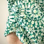 AB Studio  Short Sleeve RoundedNeck Blouse in GreenMulti Kaleidoscope Pattern  XL Photo 3