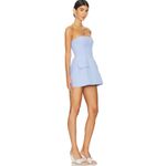 Amanda Uprichard  Revolve Strapless Bethany Romper English Lavender Medium Photo 2