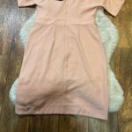 Bobeau  Dress Women's‎ M Peach Scoop Neck Short Sleeve Career Knee Length Photo 8