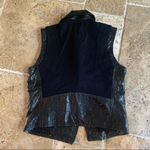 Rebecca Minkoff Leandra Leather Vest Black XS Lambskin Moto Zip Photo 6