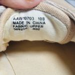 Polo Ralph Lauren Vintage Sneakers Women's 10B Tan Canvas Lace Up Casual Shoes Size 10 Photo 7