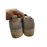 DKNY Metallic Leather Platform Espadrilles Sandals Size 10 Photo 6