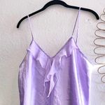 secret treasures Purple silk slip lingerie cami mini dress with ruffle detail vibes #fairycore #lingerie Photo 0