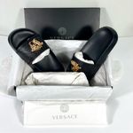 Versace NWB  Palazzo Medusa Slide Sandal Black Size 37EU 1009461 DGOM8 KVO41 Photo 1