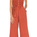 Faithfull the Brand NEW  Lais Jumpsuit Sangria Photo 0