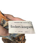 Finders Keepers Lana Snakeskin-Print Mini Dress Brown Black Size US 4 Photo 10