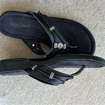 Minnetonka sandals Black and Silver Sandals with Cushioned Sole 10 Photo 0