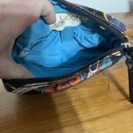 Sakroots  Travel Cosmetic Bag Make-up zipper Black River Peace Coated Canvas Photo 4