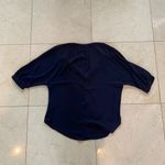 H&M  NWOT Navy Blue Longsleeve Top Sz Small Photo 5