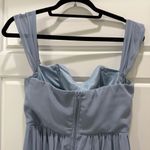 Birdy Grey  French Blue Devin Chiffon Maxi Dress Bridesmaid Wedding Size Medium Photo 6