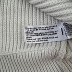 ZARA Women’s White Chunky Knit Sweater Pullover Long Sleeve Cozy Size XL Photo 3