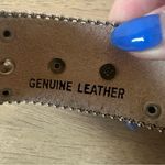 Blazin Roxx Blacked Tooled Concho Belt. Black and Silver. Size: Medium. Photo 6